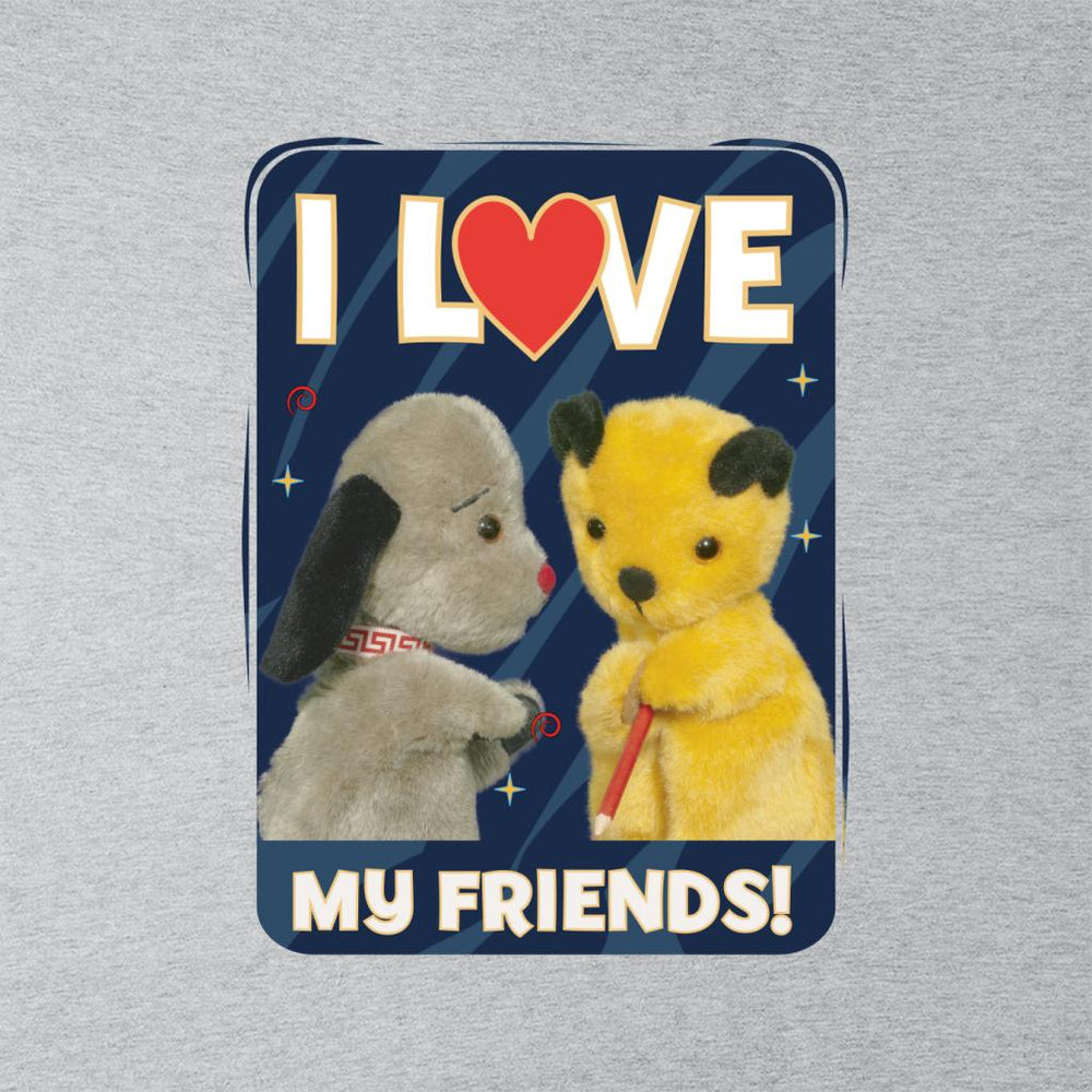 Sooty I Love My Friends Men's T-Shirt-Sooty's Shop