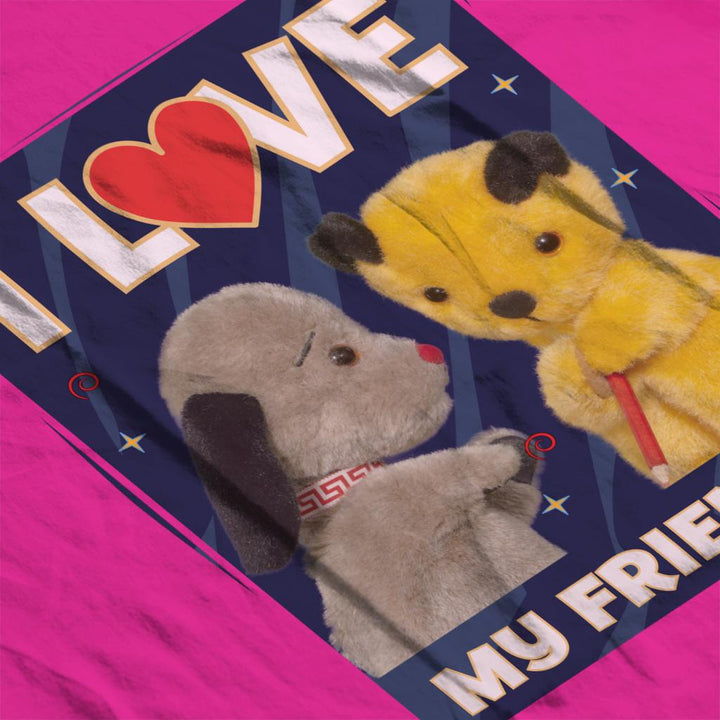 Sooty I Love My Friends Women's Sweatshirt-Sooty's Shop