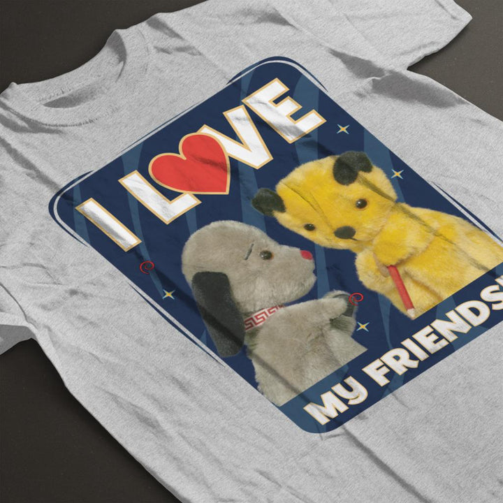Sooty I Love My Friends Kid's T-Shirt-Sooty's Shop