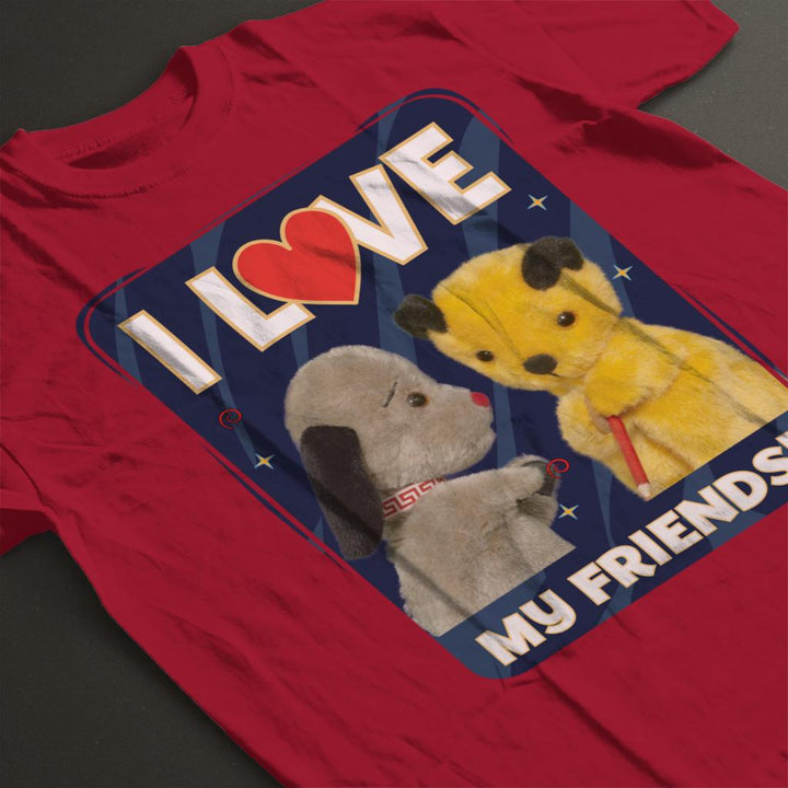 Sooty I Love My Friends Men's T-Shirt-Sooty's Shop