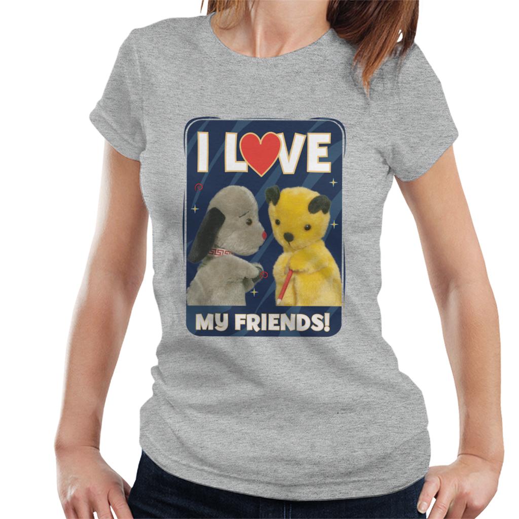 Sooty I Love My Friends Women's T-Shirt-Sooty's Shop