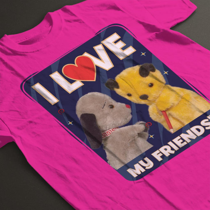 Sooty I Love My Friends Women's T-Shirt-Sooty's Shop