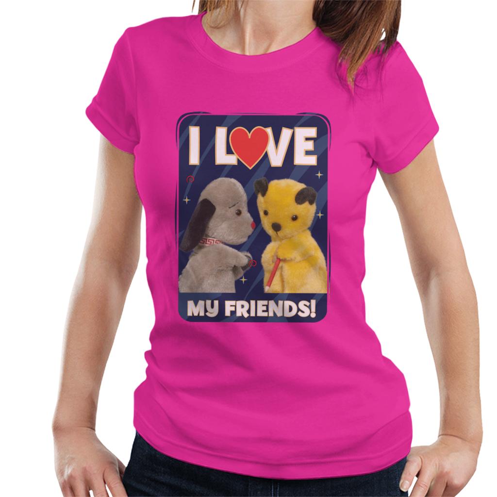 Sooty I Love My Friends Women's T-Shirt-Sooty's Shop