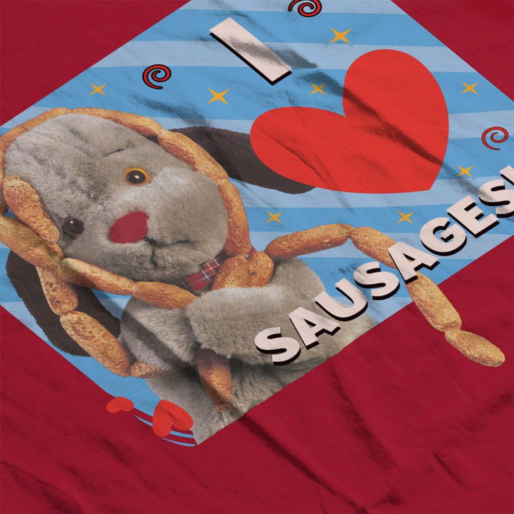 Sooty Sweep I Love Sausages Women's Sweatshirt-Sooty's Shop
