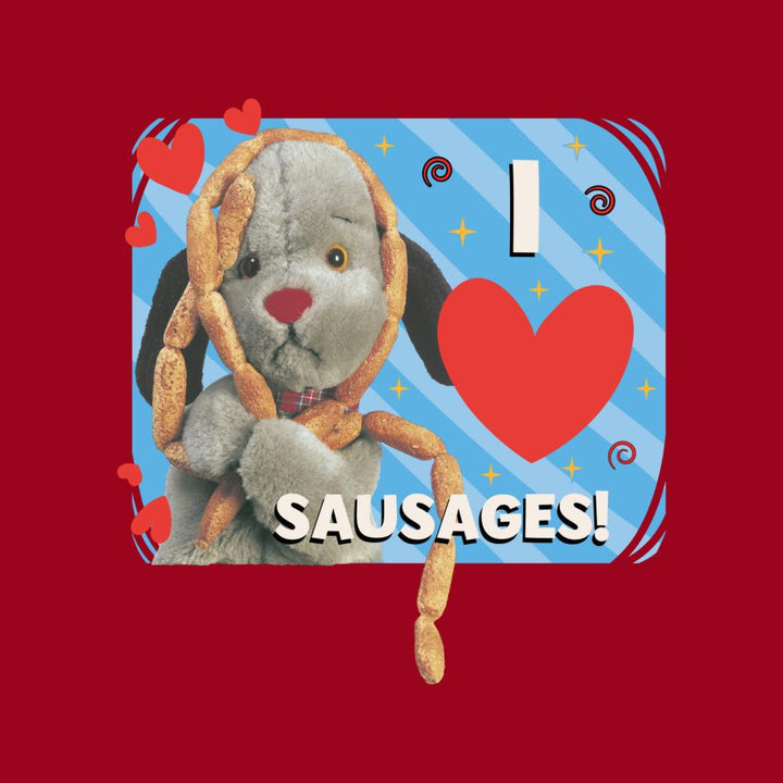 Sooty Sweep I Love Sausages Women's Sweatshirt-Sooty's Shop