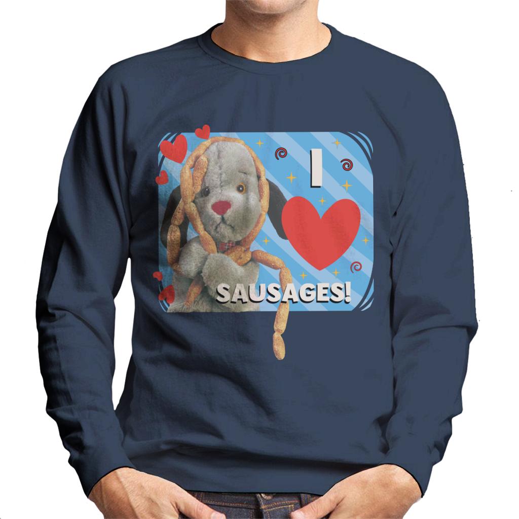 Sooty Sweep I Love Sausages Men's Sweatshirt-Sooty's Shop