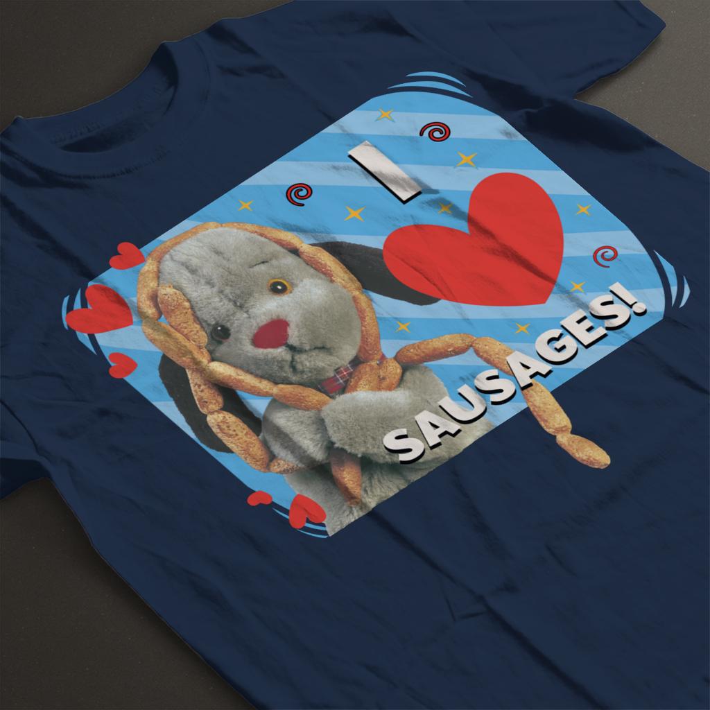 Sooty Sweep I Love Sausages Men's T-Shirt-Sooty's Shop