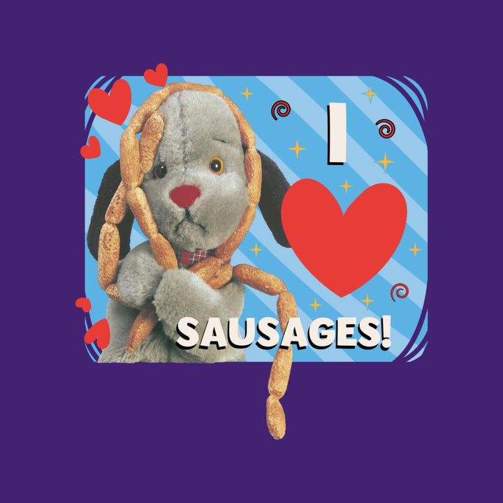 Sooty Sweep I Love Sausages Women's T-Shirt-Sooty's Shop