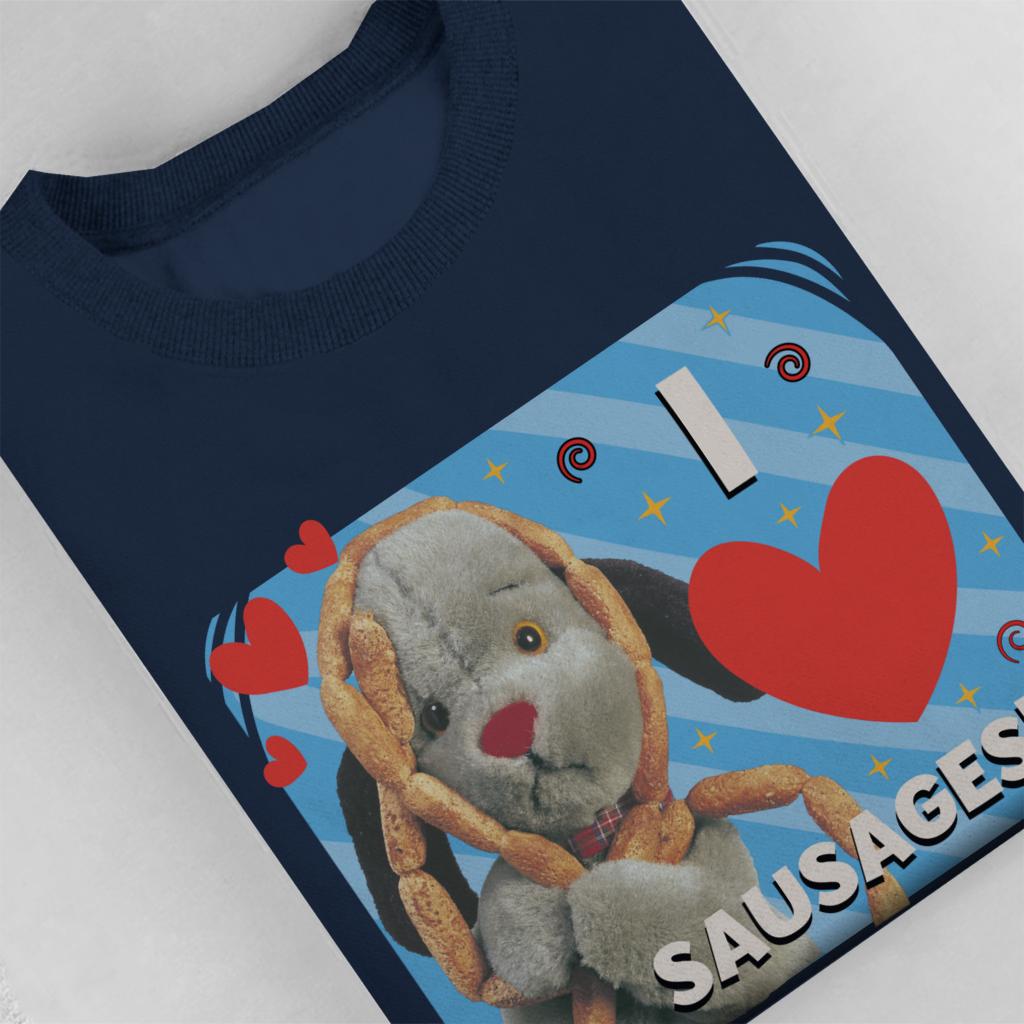 Sooty Sweep I Love Sausages Women's Sweatshirt-Sooty's Shop